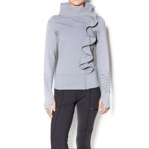 Karma Athletic San Suu asymmetrical ruffle jacket
